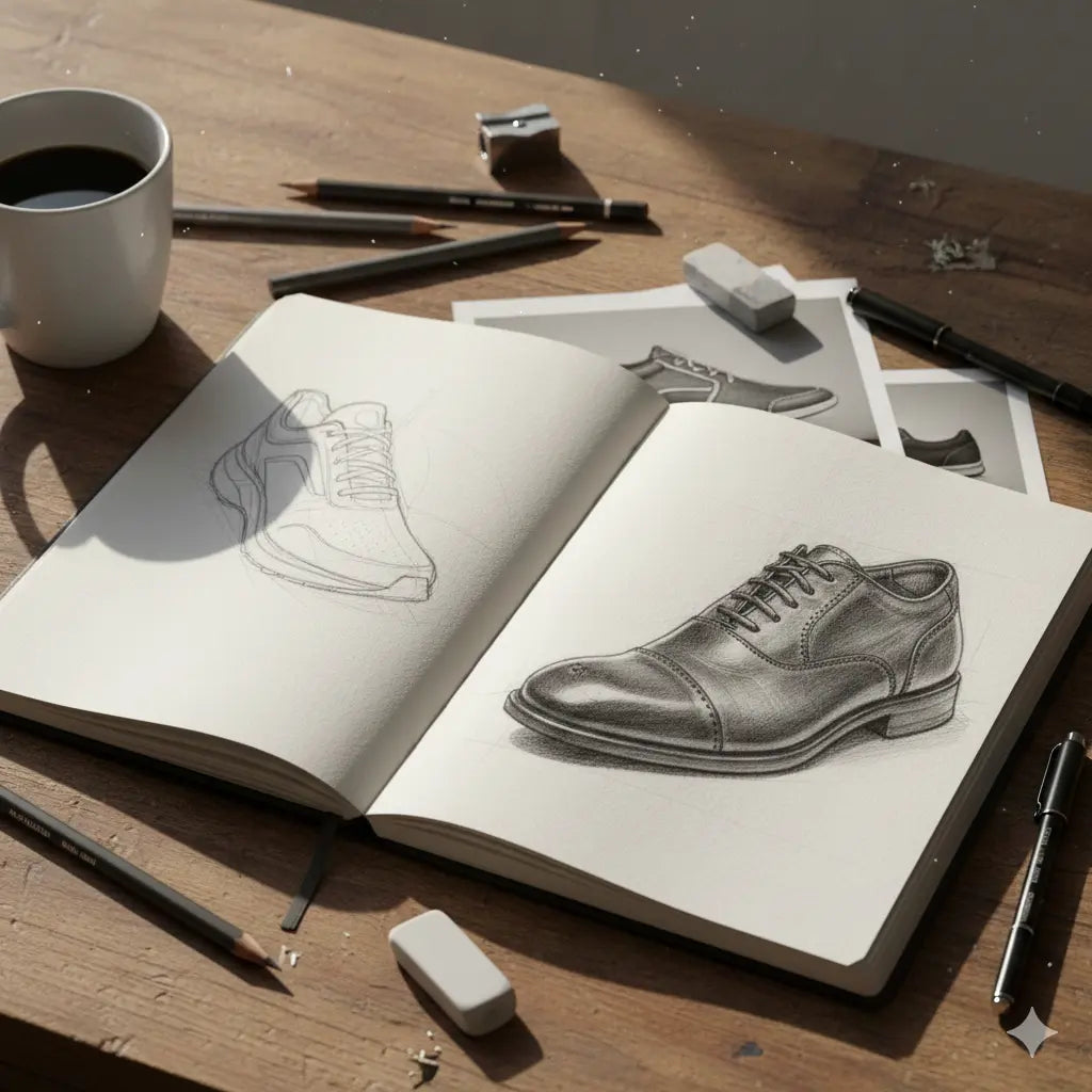 Step into the Art of Shoe Drawing: A Comprehensive Guide