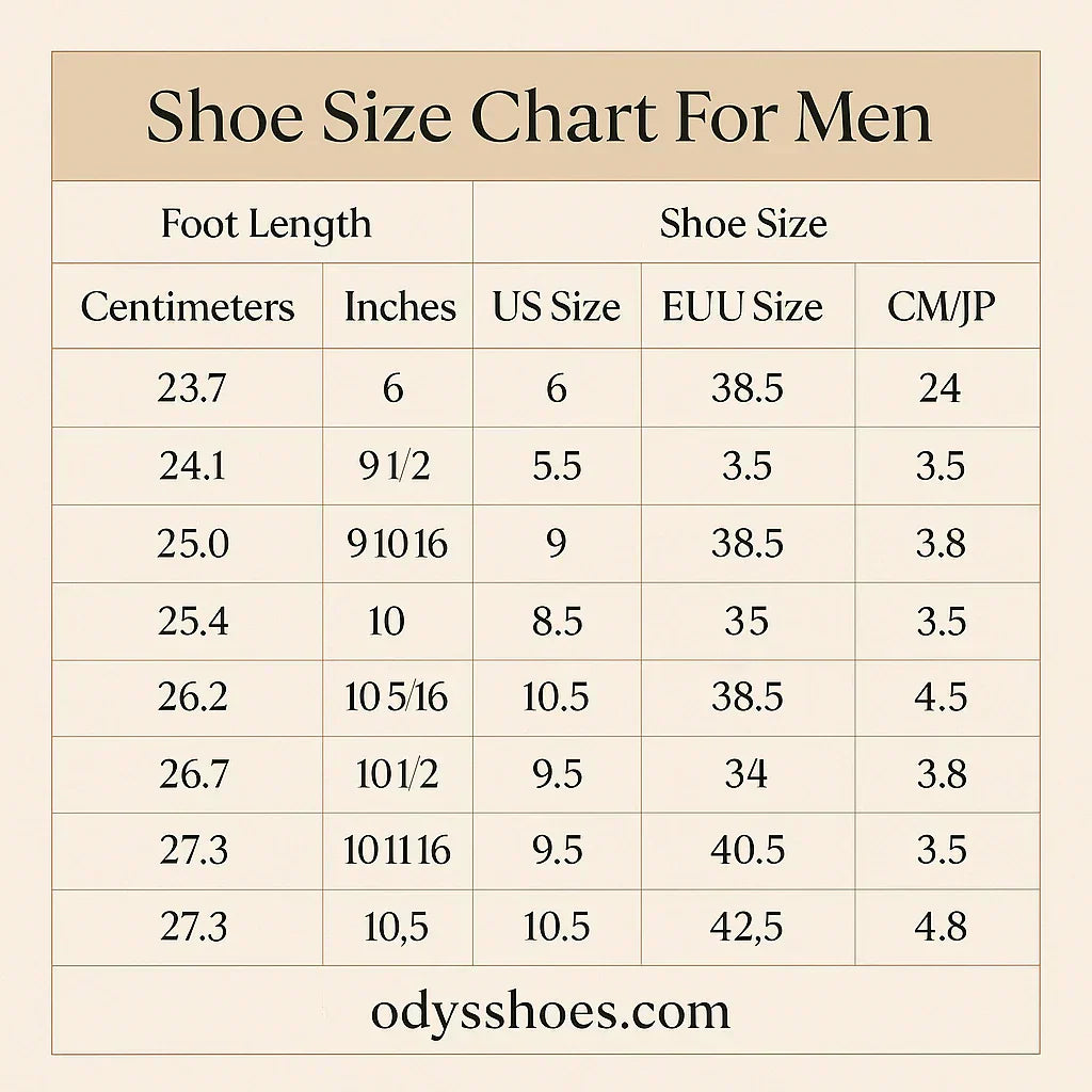 How To Measure Your Shoe Size