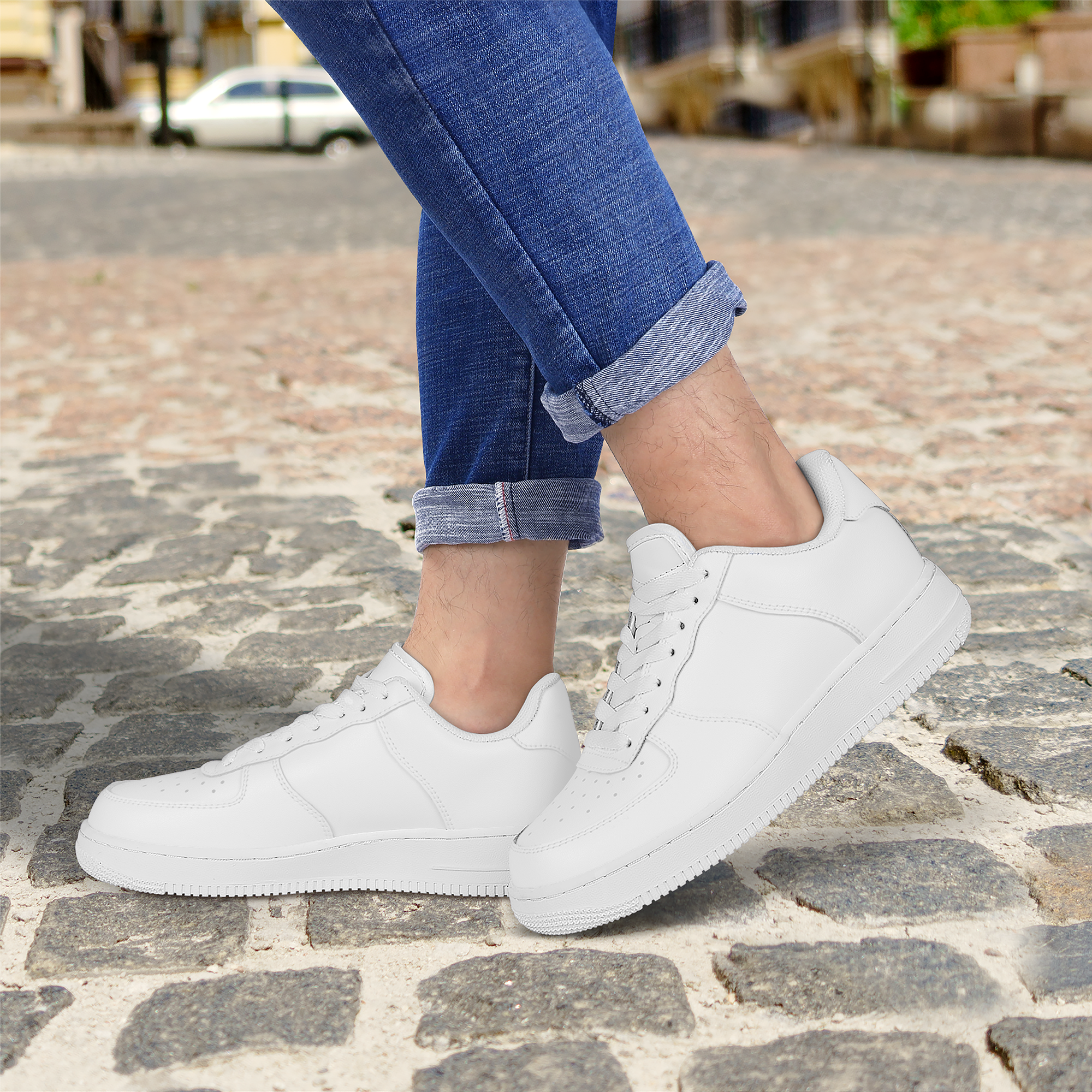 Customizable Leather Sport Sneakers