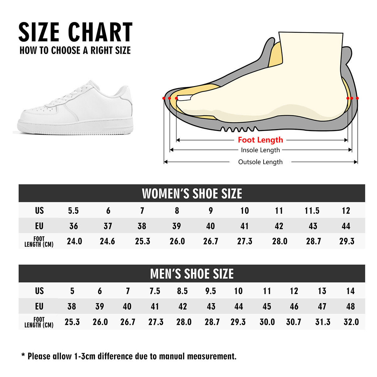 Customizable White Leather Sneakers