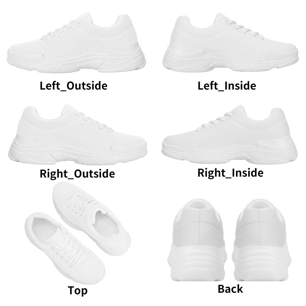 Customizable Chunky Lace-Up Sneakers | Odysshoes - Image 19