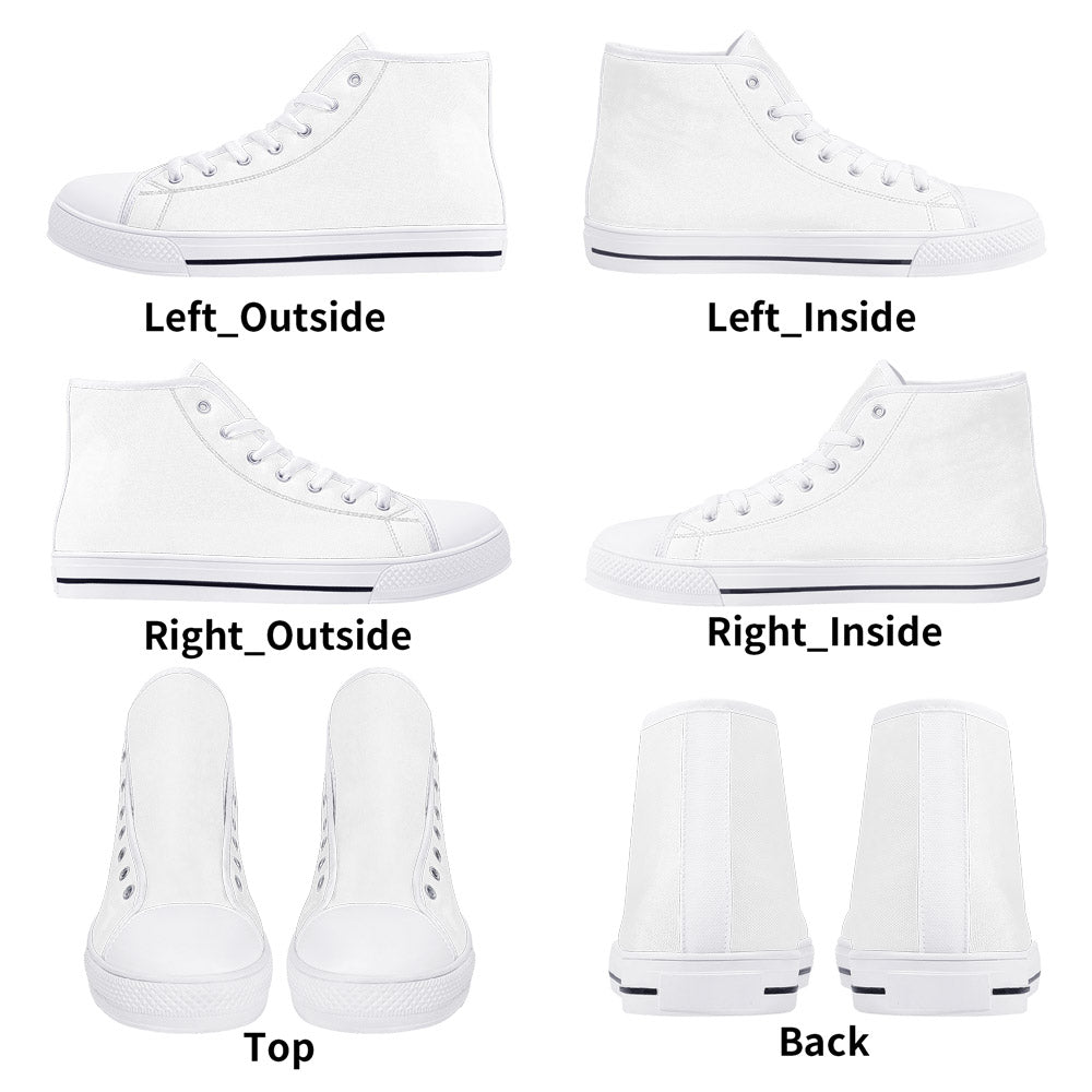 Customizable High Top Canvas Shoes | Odysshoes - Image 23