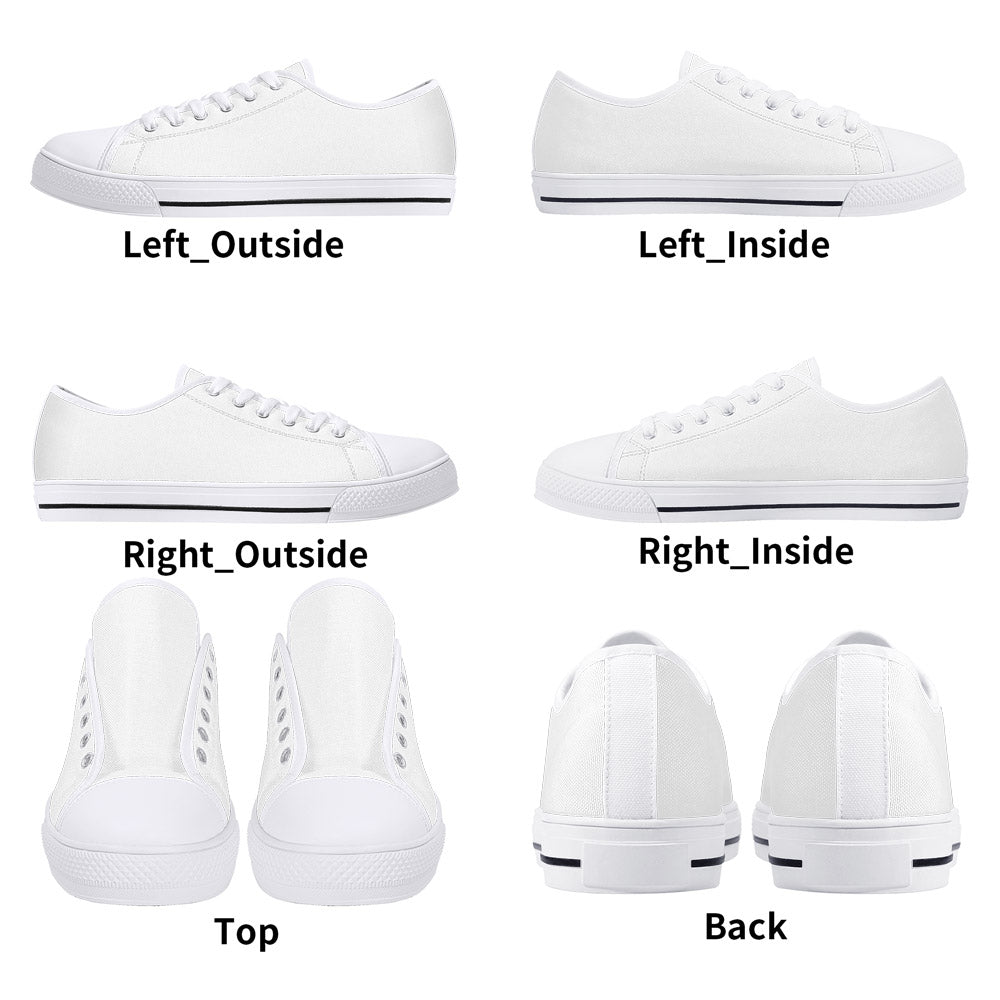 Customizable Low Top Canvas Shoes | Odysshoes - Image 23
