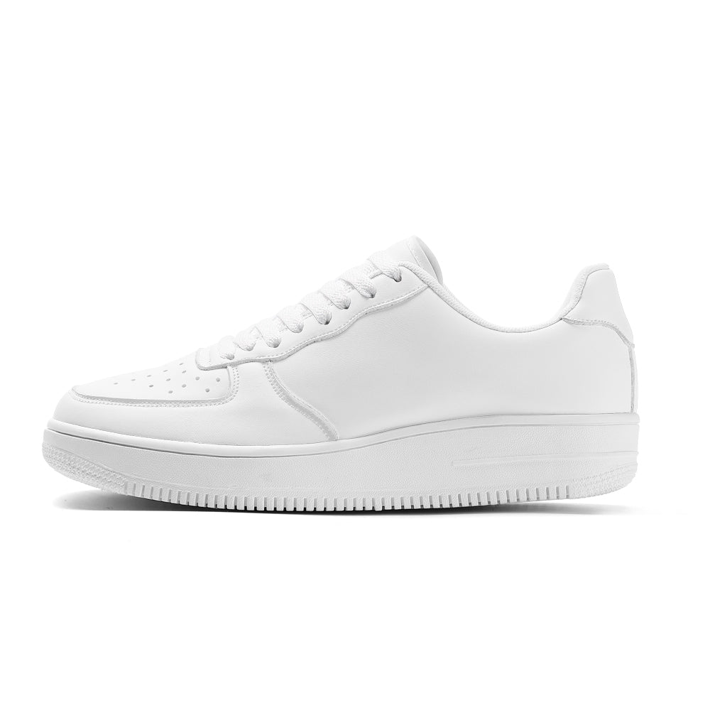 Customizable White Leather Sneakers | Odysshoes - Image 3