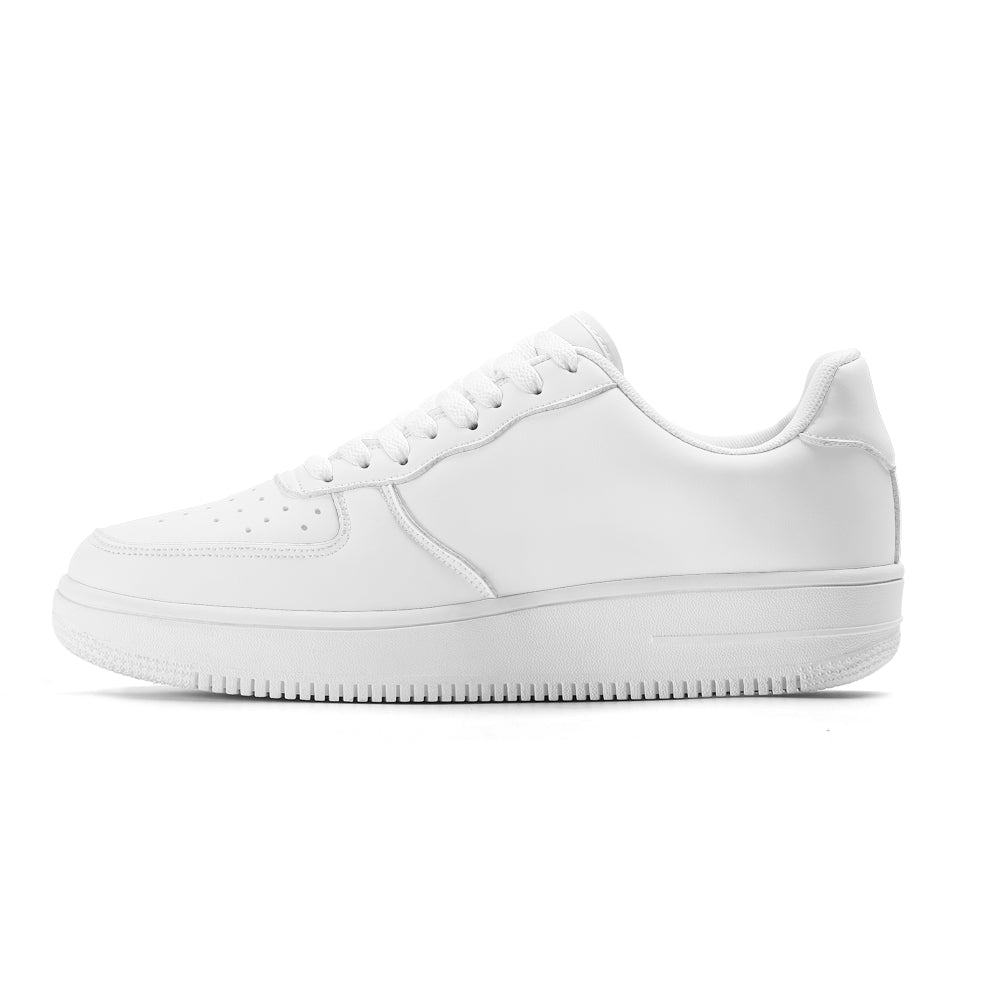 Customizable White Leather Sneakers | Odysshoes - Image 5