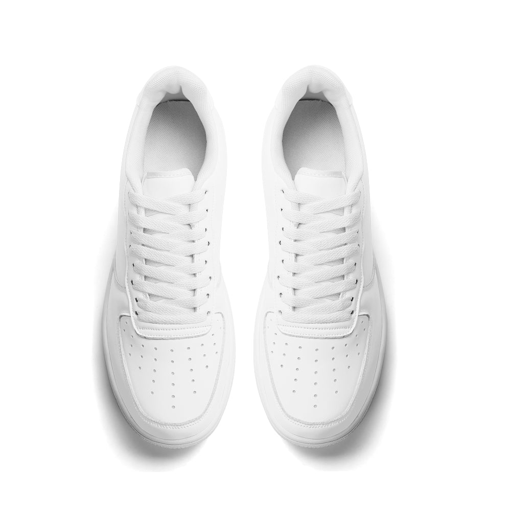 Customizable White Leather Sneakers | Odysshoes - Image 7